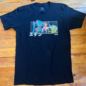 Eden Anime Netflix Show Short Sleeve T Shirt Black Size L